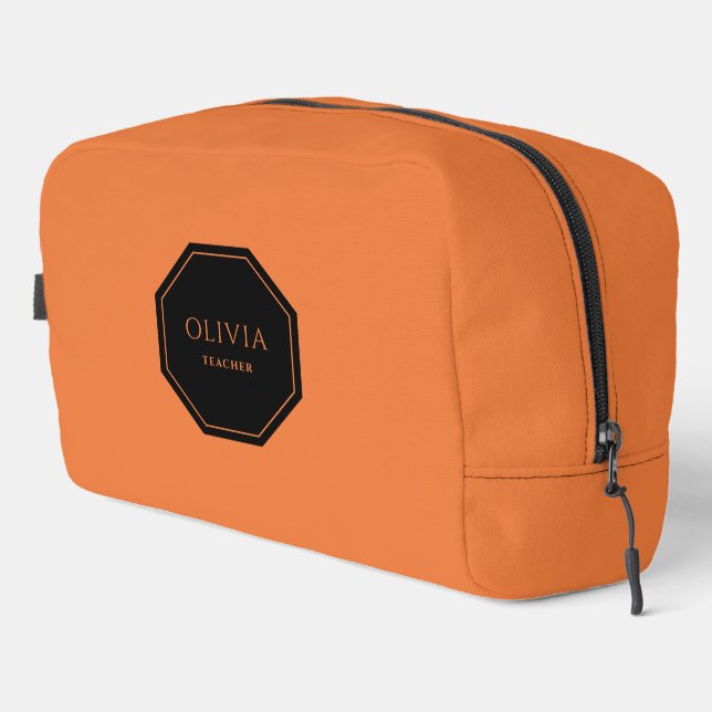 Bolsa de artículos de aseo de viajes con su nombre (Esquina derecha)