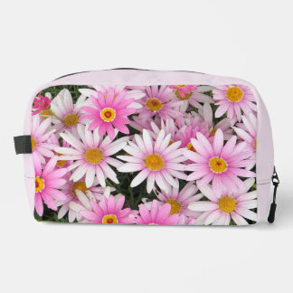 Bolsa de artículos de aseo femeninos con flores ro