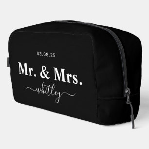 Bolsa de artículos de aseo para parejas (negro)