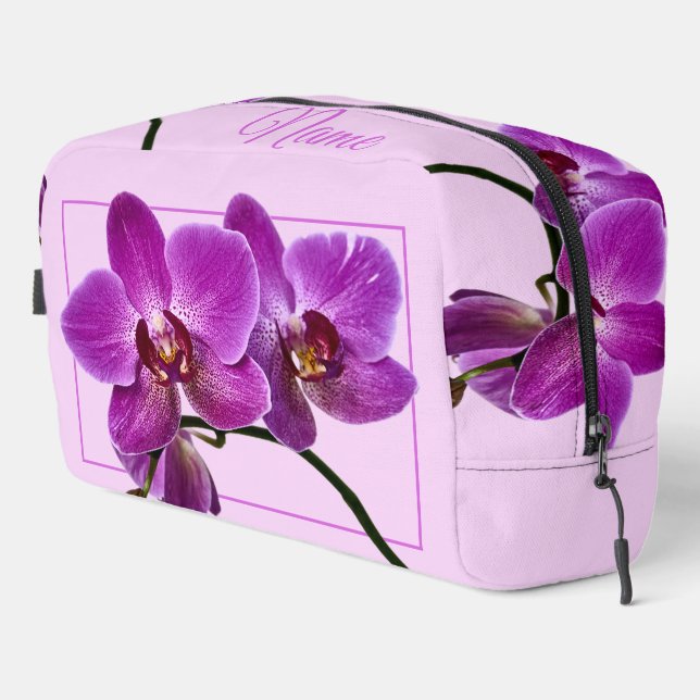 Bolsa de artículos de aseo personalizados - Orquíd (Esquina derecha)