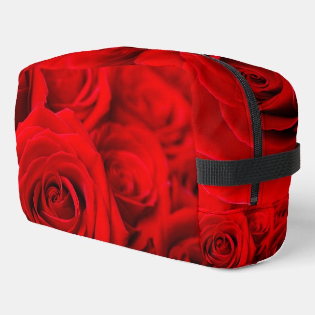 Bolsa de artículos de aseo personalizados - rosas  (Esquina izquierda)