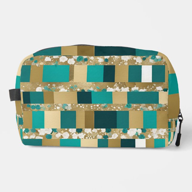 Bolsa De Artículos De Aseo Verde Verde azulado Y G (Anverso)