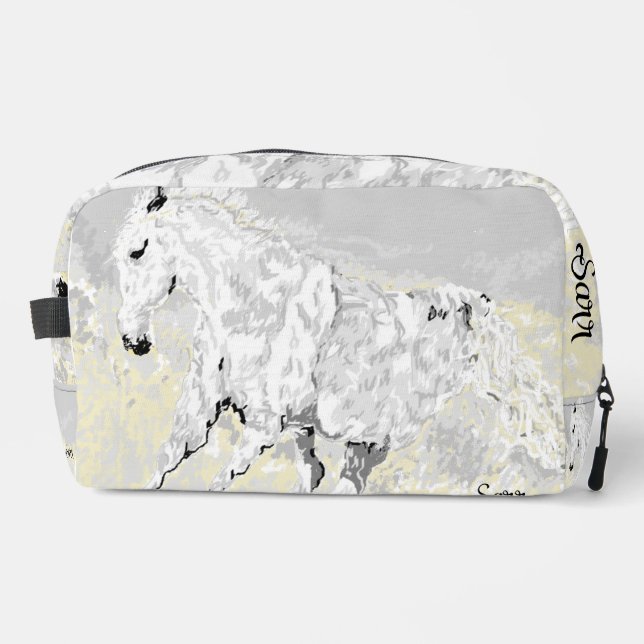 Bolsa de artículos de tocador: Stallion de agua (Anverso)