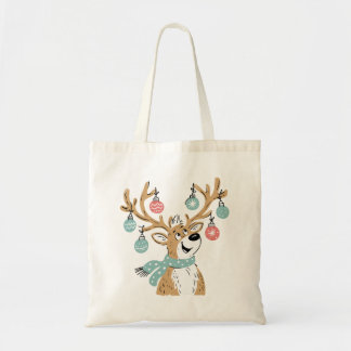 Bolsa de asas con adornos de cuernos de reno de Na