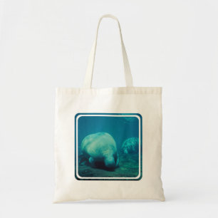 Bolsa de asas de la foto del Manatee la pequeña