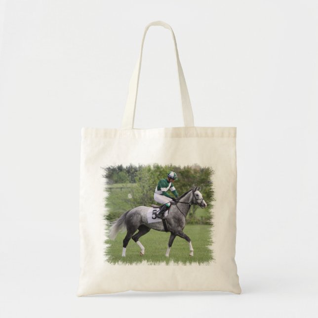 Bolsa de asas gris Dappled del caballo de raza la (Frente)