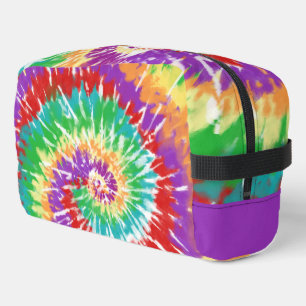 Bolsa de aseo con colores de arcoíris divertidos c
