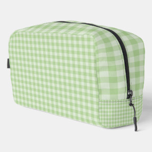 Bolsa de aseo con estampado de tablero de ajedrez