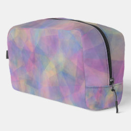 Bolsa de aseo con patrón de ilusión abstracta colo