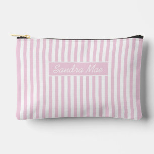 Bolsa de aseo con patrón de rayas Chic Elegante Si