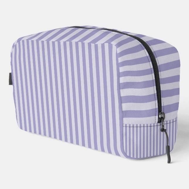 Bolsa de aseo con rayas moradas (Esquina derecha)