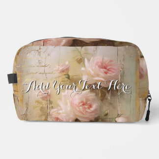 Bolsa de aseo cosmético personalizada de rosas rom