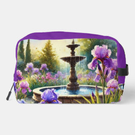 Bolsa de aseo de lirios púrpuras para jardín