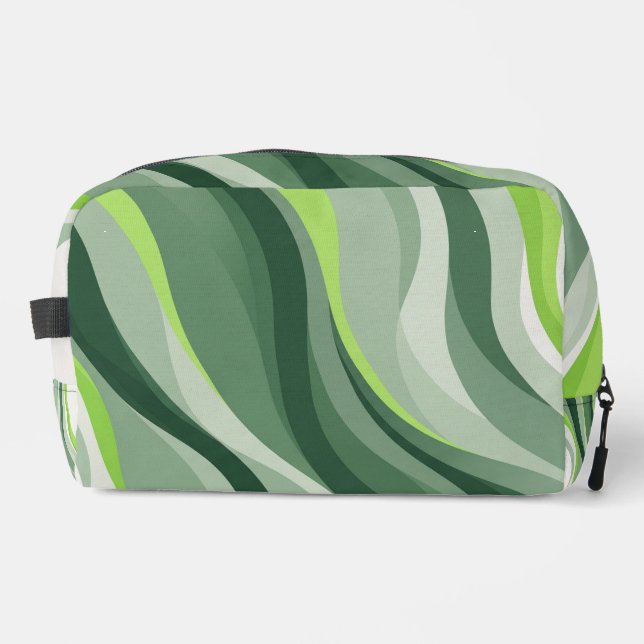 Bolsa de aseo de onda abstracta de moda (Anverso)