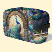 Bolsa de aseo Dopp Kit Pavo Real Arcoíris