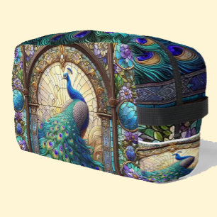 Bolsa de aseo Dopp Kit Pavo Real Arcoíris