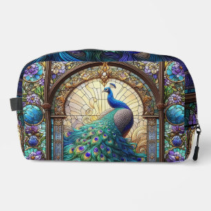 Bolsa de aseo Dopp Kit Pavo Real Arcoíris