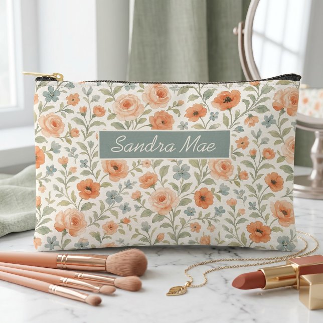 Bolsa de aseo floral francesa Chic Shabby adorable (Subido por el creador)