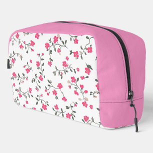 Bolsa de Aseo Floral Rosa