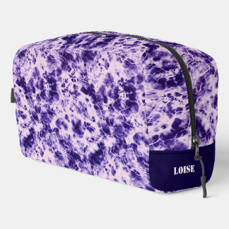 Bolsa de aseo personalizada con mármol Tie-Dye