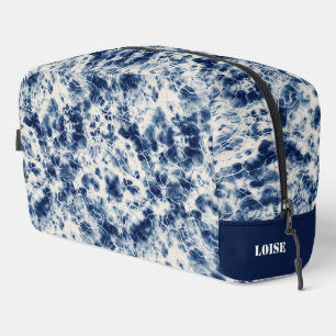 Bolsa de aseo personalizada con mármol Tie-Dye