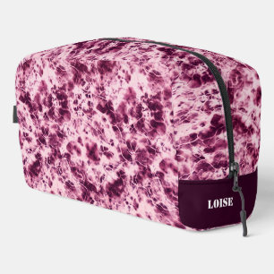Bolsa de aseo personalizada con mármol Tie-Dye