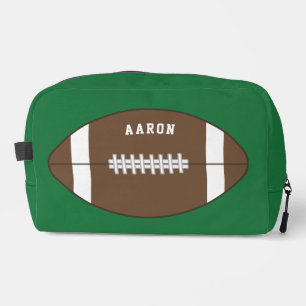 Bolsa de aseo personalizada de fútbol americano