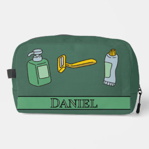Bolsa de aseo personalizada divertida para hombres