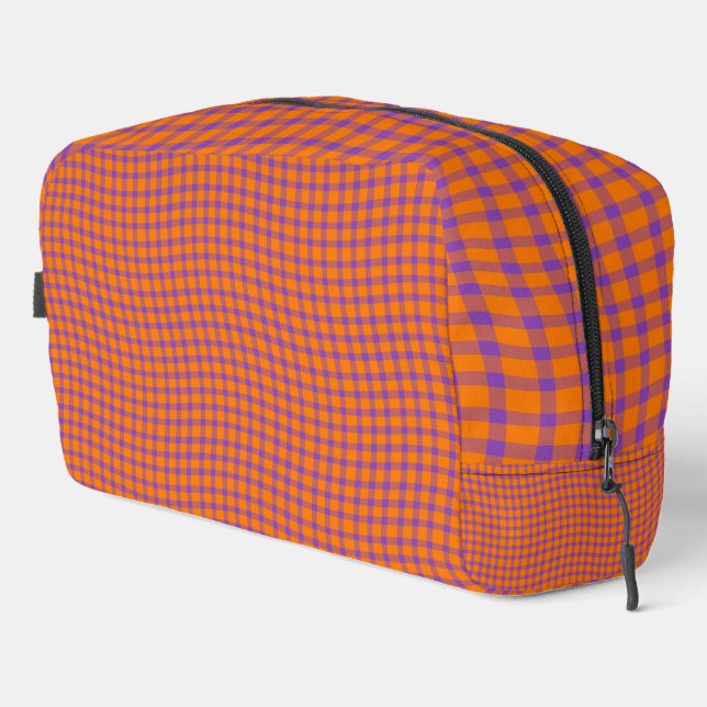 Bolsa de aseo sin costuras a cuadros escoceses nar (Esquina derecha)