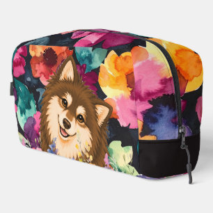 Bolsa de aseo ZEN GARDEN Finnish Lapphund marrón