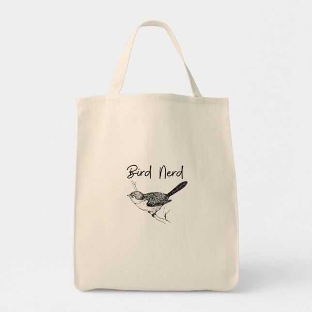 Bolsa De Aves Nerd Tote (Frente)