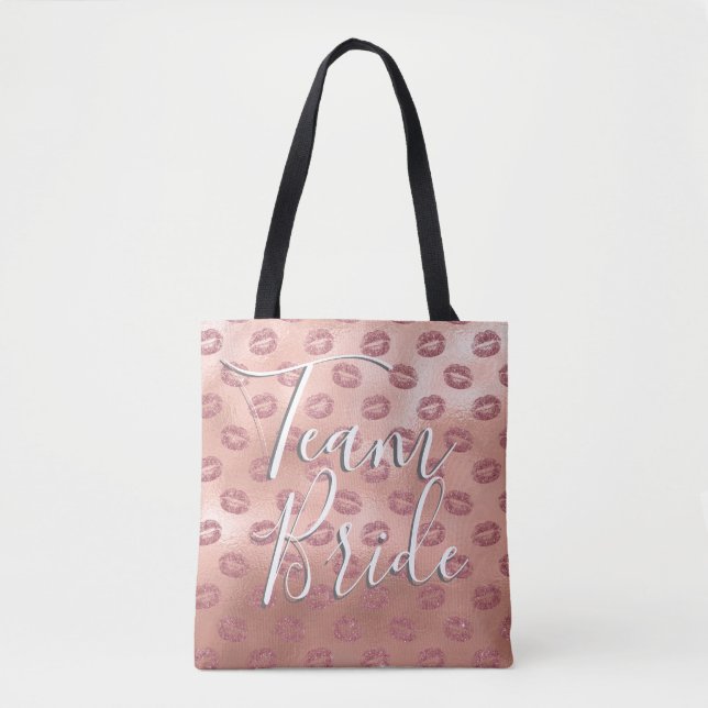 Bolsa de Bachelorette Party en los labios rosados  (Anverso)