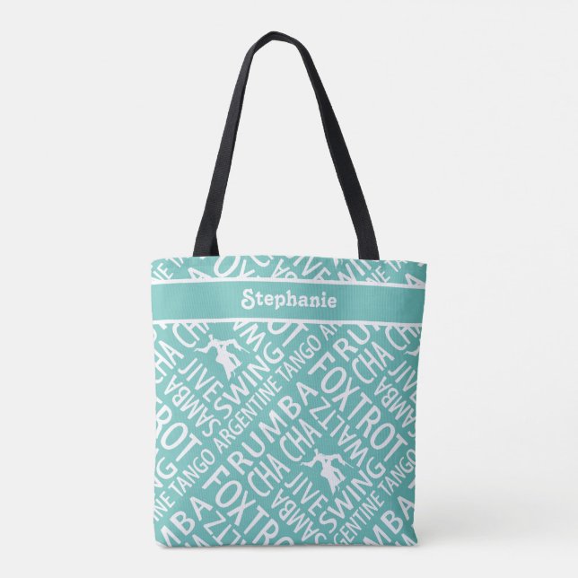 Bolsa de baile de baile personalizada Tote Bag (Reverso)