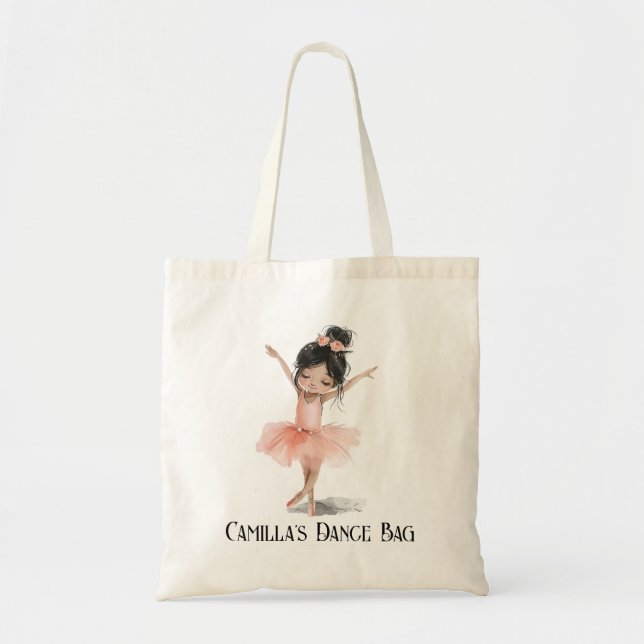 Bolsa de baile personalizada para zapatos de balle (Frente)