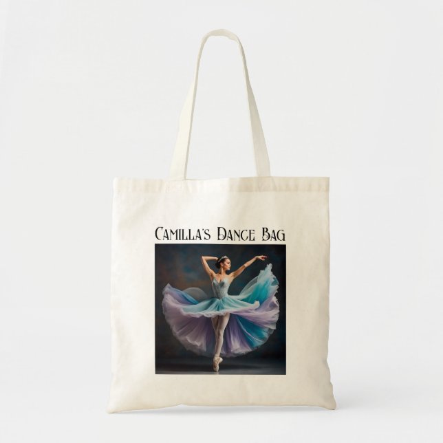 Bolsa de baile personalizada para zapatos de balle (Frente)