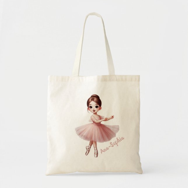 Bolsa de ballet Ballerina personalizada (Frente)
