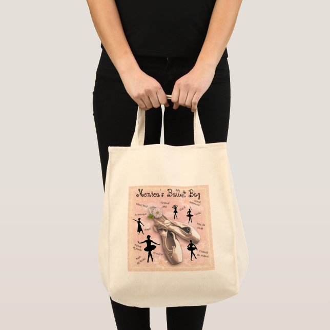 Bolsa de ballet con tu nombre en ella (Anverso (producto))