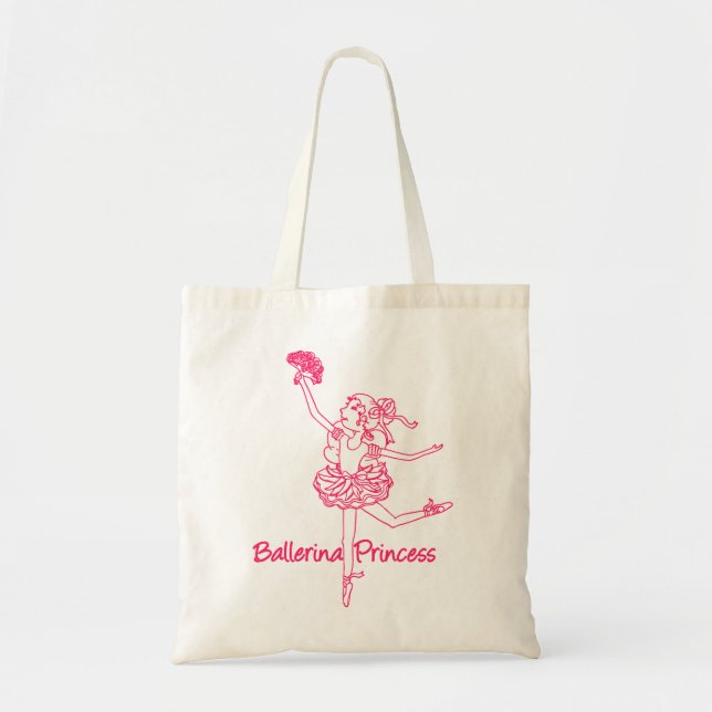 Bolsa de ballet rosa chica Ballerina (Frente)