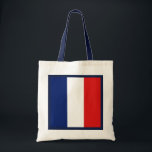 Bolsa de bandera de Francia<br><div class="desc">Una bolsa versátil con la bandera de Francia. Un detalle práctico de estilo francés.</div>