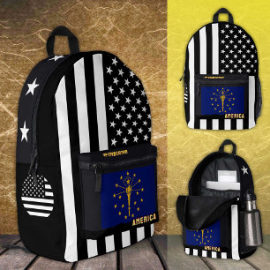 Bolsa de bandera de Indiana personalizada, bandera