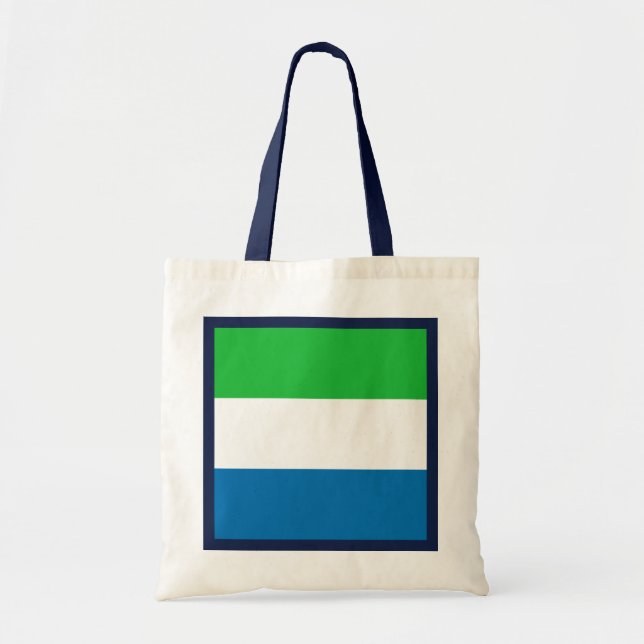 Bolsa de bandera de Sierra Leona (Frente)