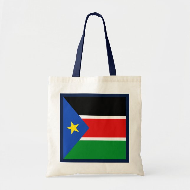 Bolsa de bandera de Sudán del Sur (Frente)
