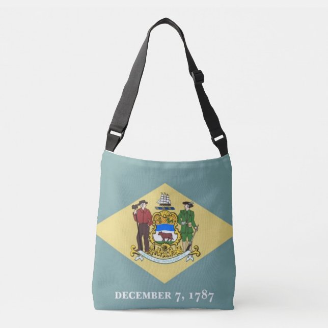 Bolsa de bandera, Delaware (Anverso)