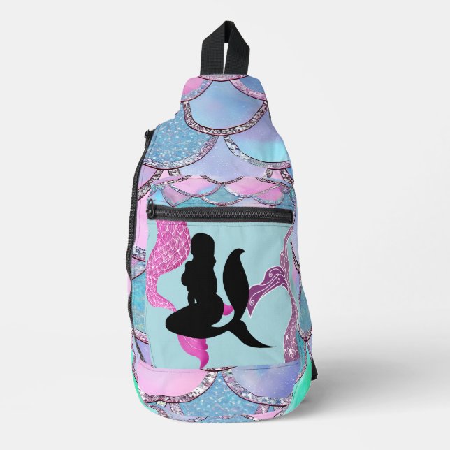 Bolsa de bandolera de sirena (Anverso)