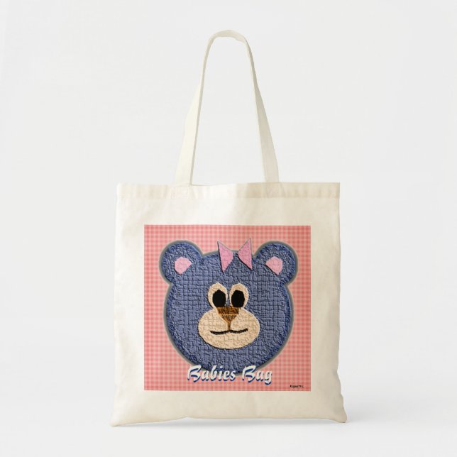 Bolsa de bebés de osito de peluche con textura (Bo (Frente)