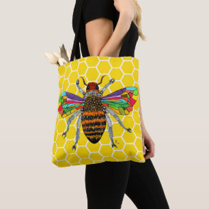 Bolsa de Bee Tote de Bumble, dulce y colorido