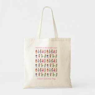 Bolsa de biblioteca de superhéroes personalizados