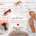 Bolsa de Bienvenida boda, Hotel Destination Terrac<br><div class="desc">Rellene esta preciosa bolsa con sus dulces favoritos para dar la bienvenida a su boda.</div>
