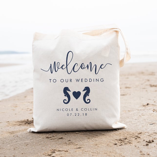 Bolsa de bienvenida de Boda de caballito de mar de (Subido por el creador)