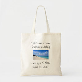 Bolsa de bienvenida de boda de destino